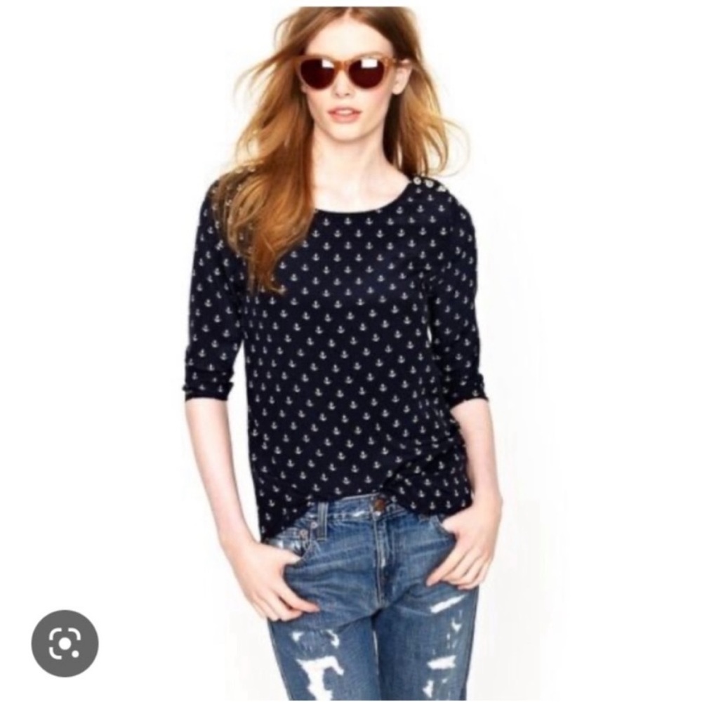 J.Crew Anchor Blouse